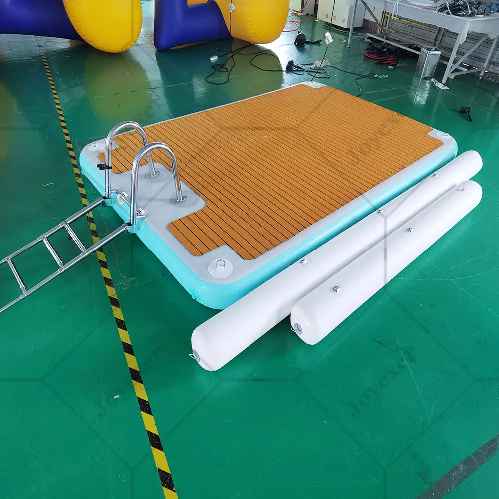 Water Sports Super Strong Inflatable Swim Island Floating Raft Non Slip Inflatable Dock Platform Floating on Water
