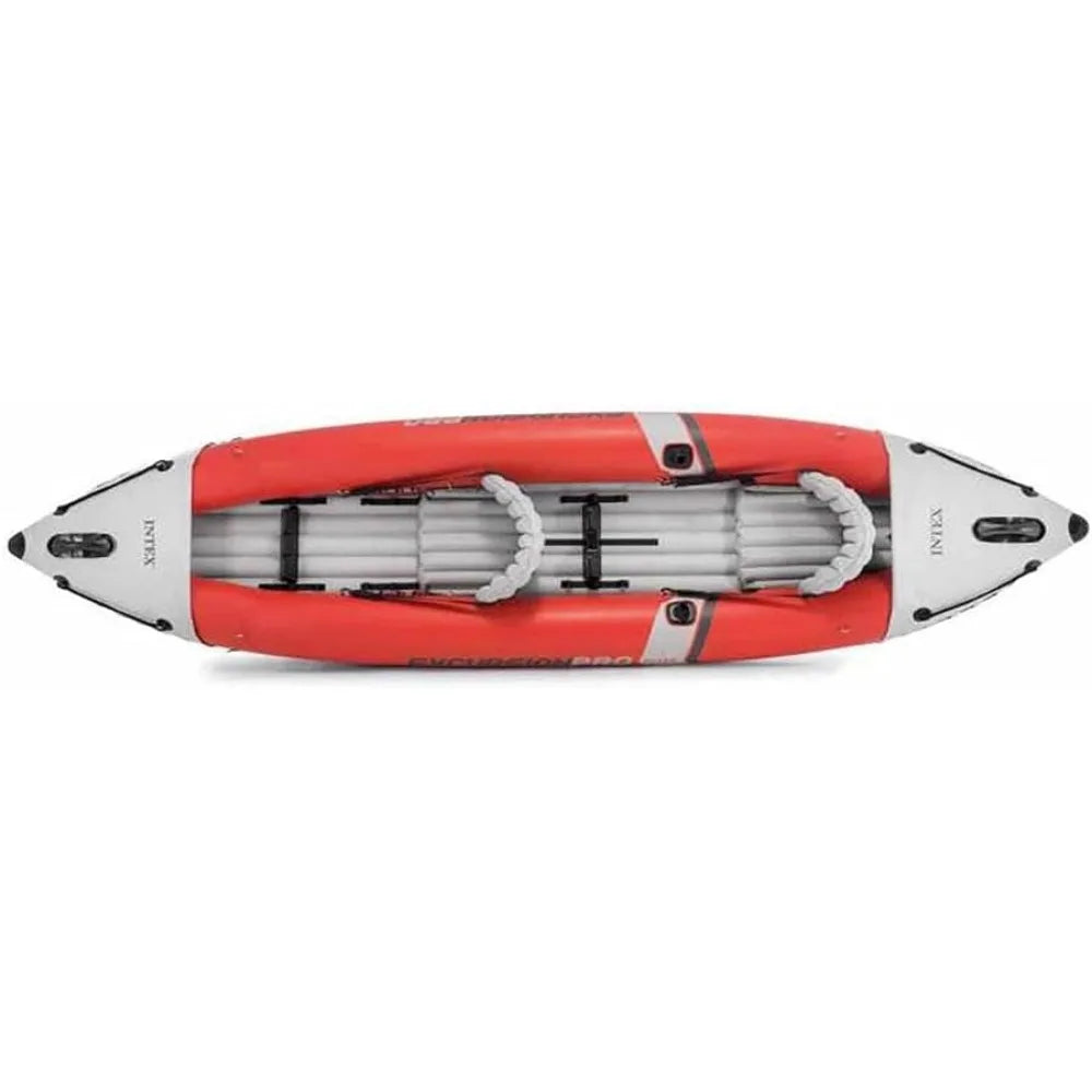 INTEX Excursion Pro Inflatable Kayak Series: Includes Deluxe 86In Kayak Paddles and High-Output Pump – Supertough