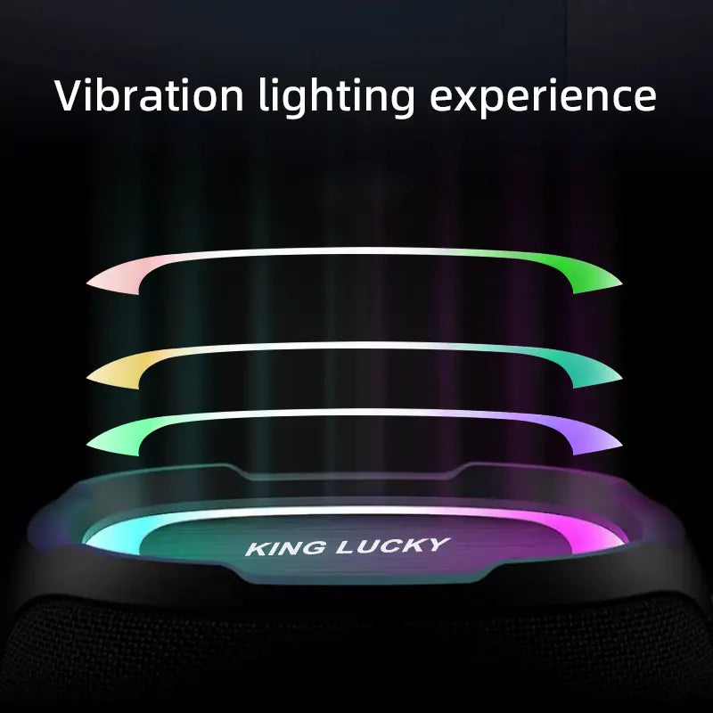 Wireless Speaker with HD Sound, Waterproof Sports Subwoofer Speake Home/Party/Outdoor/Beach, Portable Wireless Multipurpose Bluetooth-Compatible Speaker, Small Outdoor Sound Machine for Camping,Birthday Gift Party Kinglucky K50 Audio Device