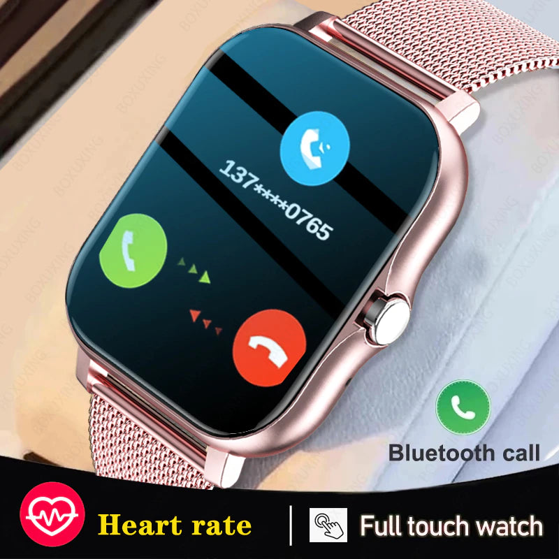 2023 New Smart Watch Women Bluetooth Call Watch Fitness Tracker Waterproof Sport Smart Clock Fashion Ladies Men Smartwatch Woman