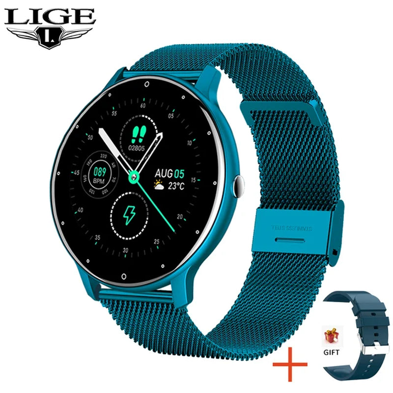 2023 Smart Watch Ladies Full Touch Screen Sports Fitness Watch IP67 Waterproof Bluetooth for Android Ios Smart Watch Female