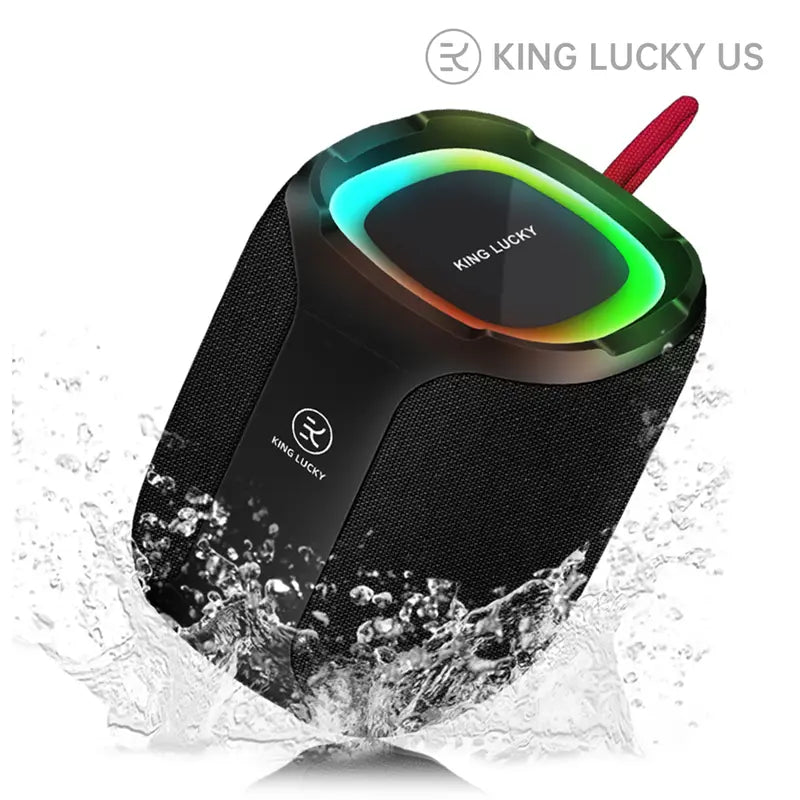 Wireless Speaker with HD Sound, Waterproof Sports Subwoofer Speake Home/Party/Outdoor/Beach, Portable Wireless Multipurpose Bluetooth-Compatible Speaker, Small Outdoor Sound Machine for Camping,Birthday Gift Party Kinglucky K50 Audio Device