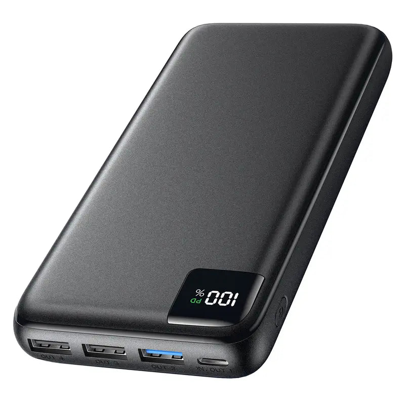 Hiluckey Portable Charger Power Bank 27000Mah 22.5W Fast Charging Phone Charger USB-C PD QC 3.0 Battery Pack with 4 Outputs for Iphone Samsung Tablet